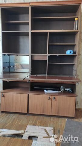Стенка мини из бара, секретера, шкафа