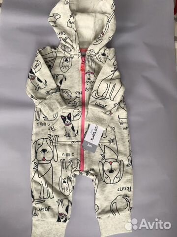 Утеплённый слип Carters с начесом 3 М Утеплённый слип Carters с начесом 3 М