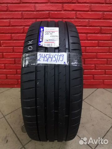 Шина 245/45ZR19 (102Y) Michelin Pilot Sport 4