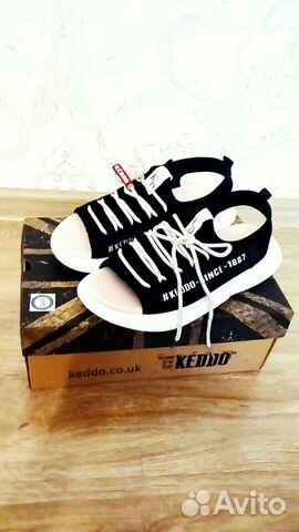 Новые кеды кросовки слипоны keddo туфли 36-38р