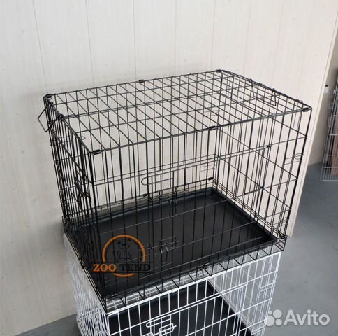 Клетка для собак №3, 76х53х58 см с пласт.поддоном