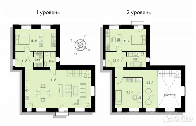 4-к квартира, 144.7 м², 3/3 эт.