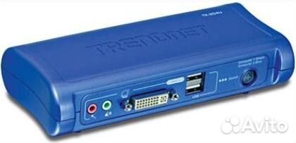 2х портовый DVI USB KVM Переключатель 2х портовый DVI USB KVM Переключатель