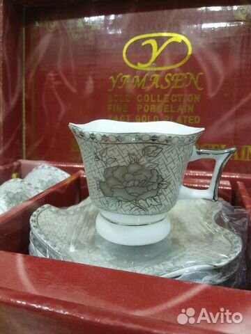 Кофейный сервиз Yamasen gold collection Япония Кофейный сервиз Yamasen gold collection Япония