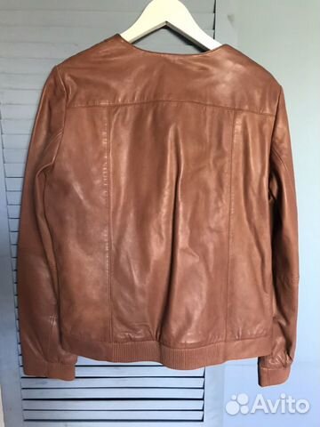 Куртка кожаная натуральная кожа новая Promod