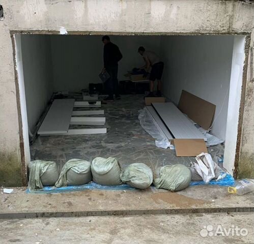 Секционные ворота бу м2