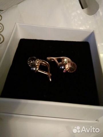 Серги золото