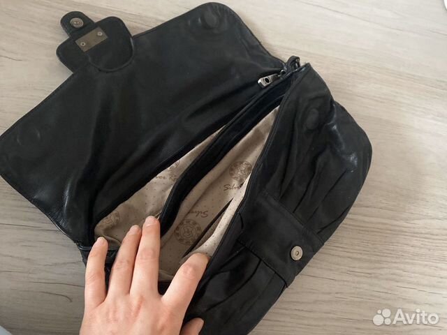 Клатч натуральная кожа