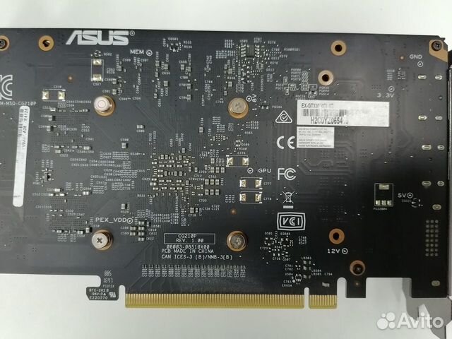 Видеокарта Asus Gtx 1050 TI 4gb Expedition