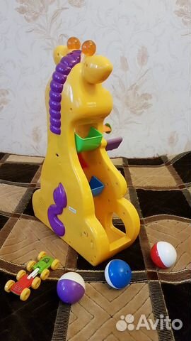 Kiddieland Киддиленд Жираф Куб Самолет Корова 4шт Kiddieland Киддиленд Жираф Куб Самолет Корова 4шт