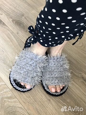 Тапочки вязаные Тапочки вязаные