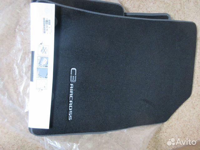 Коврики citroen C3 aircross велюр