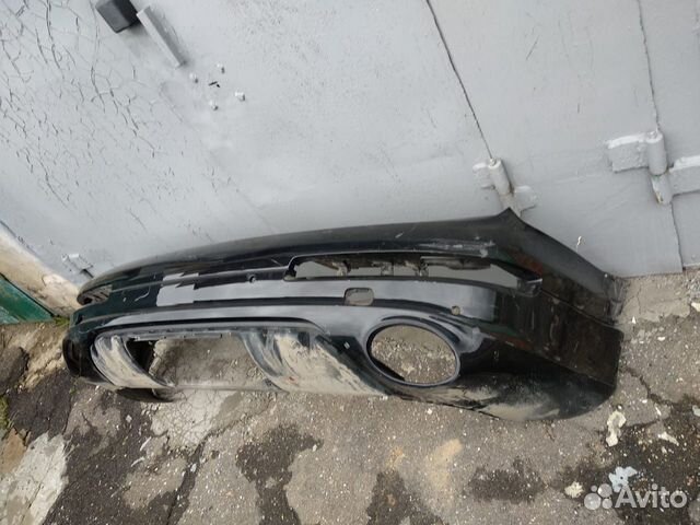 Бампер задний на Audi Q7 W12
