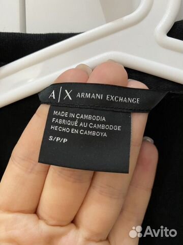 Поло футболка Armani exchange Поло футболка Armani exchange
