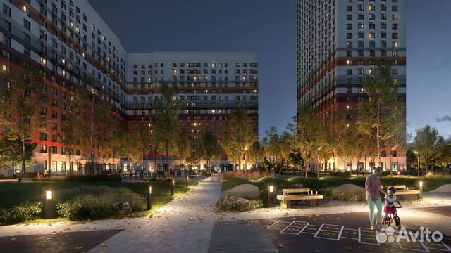 1-к квартира, 36 м², 30/33 эт.