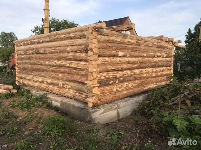 Сруб 6х6 вынос 2м