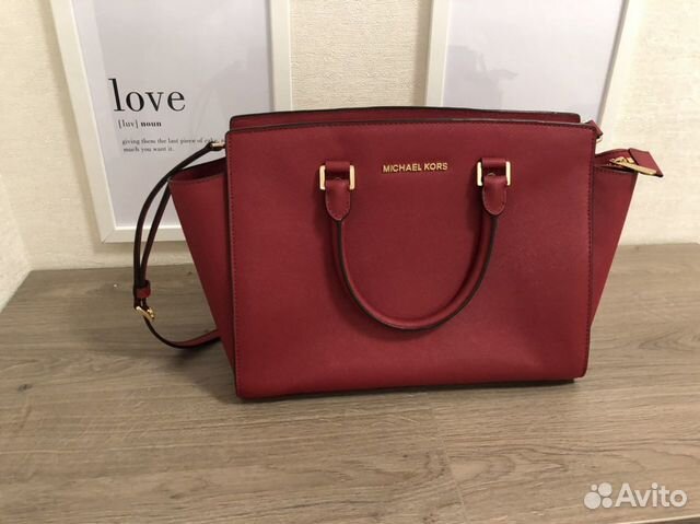 Кожаная сумка(Michael Kors)