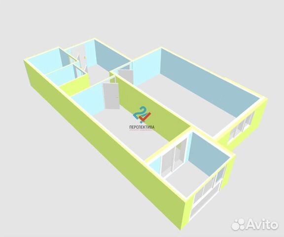 1-к квартира, 43.1 м², 16/25 эт.