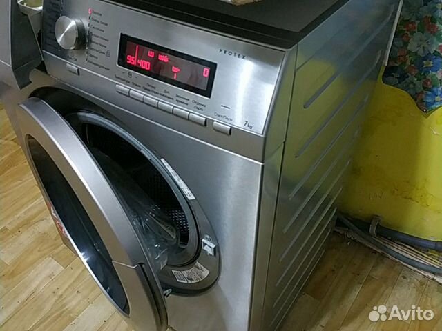 Нержавейка Italy AEG 7 кг 1200 об Inverter Пар Нержавейка Italy AEG 7 кг 1200 об Inverter Пар