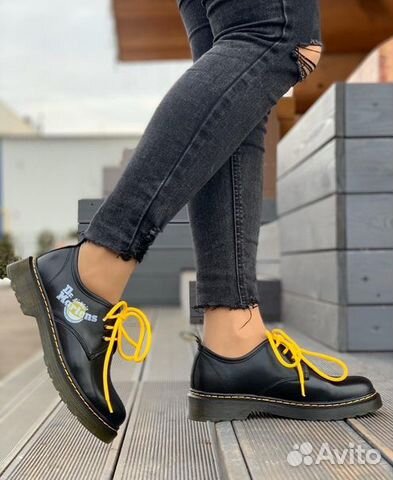 Лоферы Dr. Martens на высокой подошве