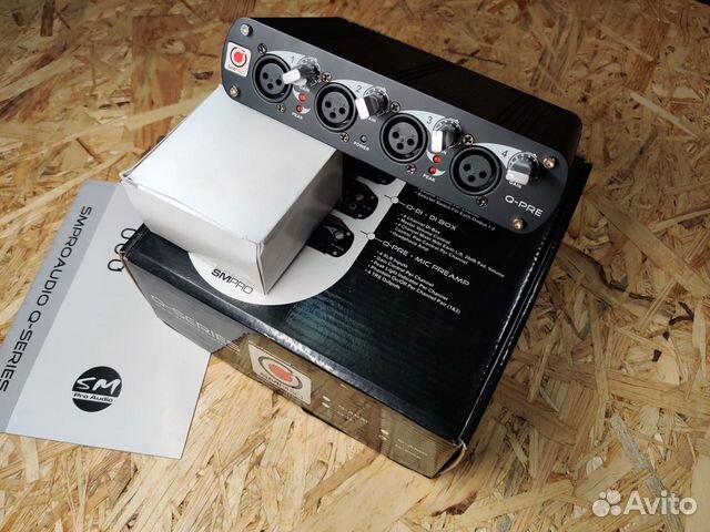 SM Pro Audio Q-Pre - микрофонный предусилитель SM Pro Audio Q-Pre - микрофонный предусилитель