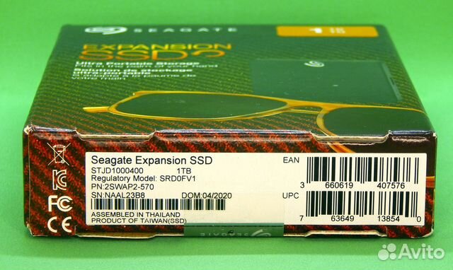Внешний SSD seagate Expansion stjd1000400 1Тб Внешний SSD seagate Expansion stjd1000400 1Тб