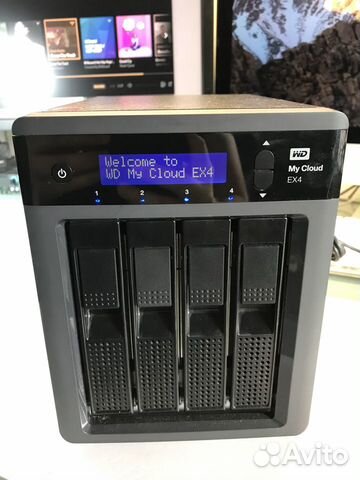 NAS Сервер WD My cloud ex4 с дисками WD50efrx