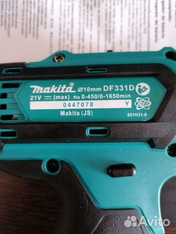 Шуруповерт Makita DF331D 21v