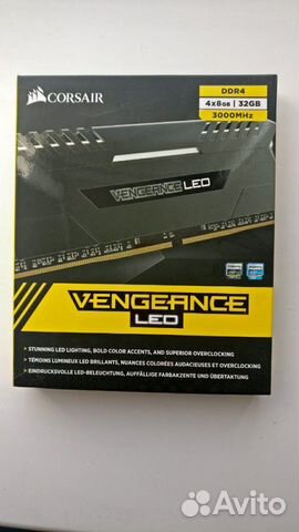 Corsair Vengeance LED 32GB DDR4 Kit RAM (4*8Gb) Corsair Vengeance LED 32GB DDR4 Kit RAM (4*8Gb)
