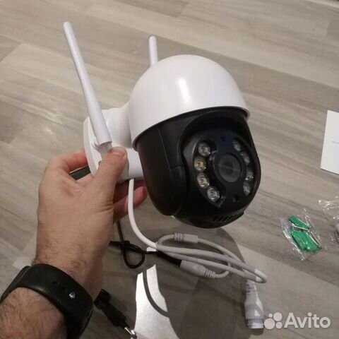 Ip камера,lan,wi-fi,поворотная,уличная,новая
