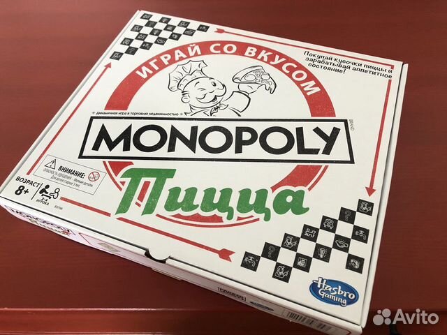 Настольная игра Монополия Пицца Настольная игра Монополия Пицца