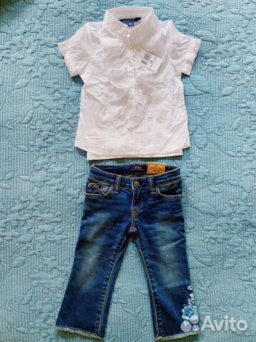 Комплект блузка + джинсы Ralph Lauren Polo Комплект блузка + джинсы Ralph Lauren Polo