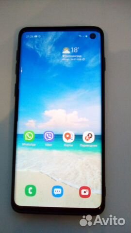 Samsung Galaxy S10 чёрный 8/128