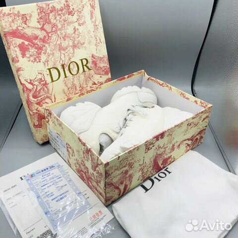 Кроссовки Dior D-Connect белые Кроссовки Dior D-Connect белые