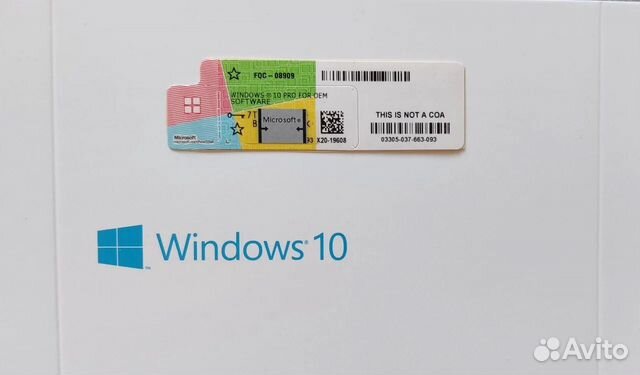 Windows 10 Pro 64-bit Рус. (OEM)