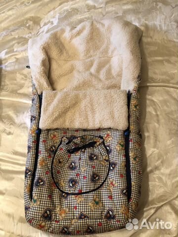 Зимний конверт из мутона