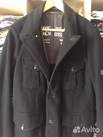 stone island wool coat