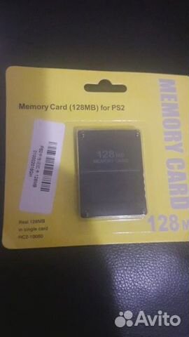 Карта памяти (Memory Card) 128 MB (PS2)