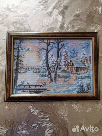 Картина - вышивка 