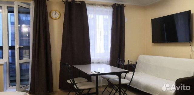 

Квартира-студия, 40 м², 3 кровати