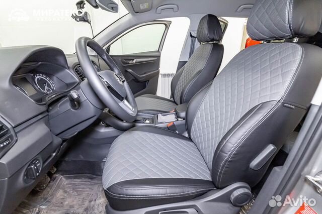 Авточехлы Шкода Карок / Экокожа Ромб