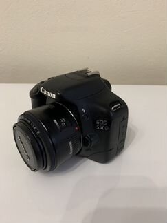 Фотоаппарат Canon 550d + 50mm 1.8