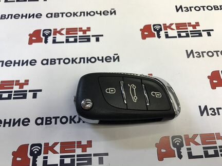 Ключ Citroen нового образца