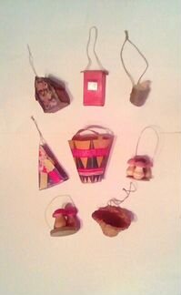 Ёлочные игрушки 1930-40х СССР.Сюрпризницы