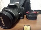 Фотоаппарат Canon 500D Kit 18-55, сумка, флешка