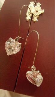 Серьги с большими кристаллами