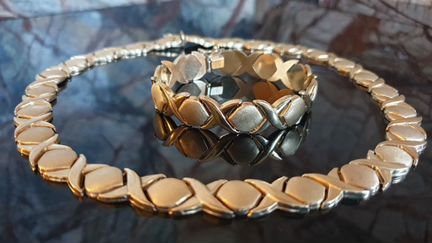 Комплект колье и браслет