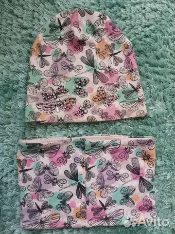 Комплект шапка, снуд