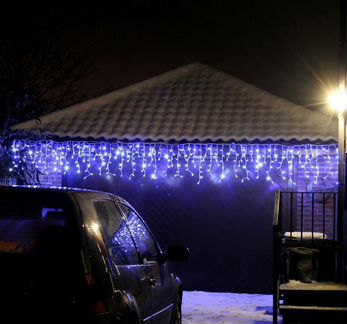 Гирлянда Бахрома Уличная Мерцающая