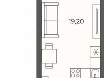 Квартира-студия, 24,1 м², 23/26 эт.